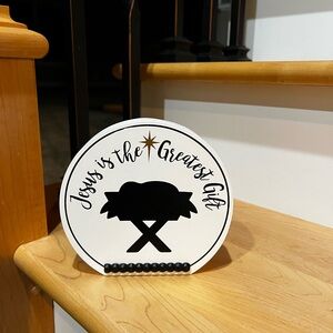 Inspirational Christmas Decor Sign